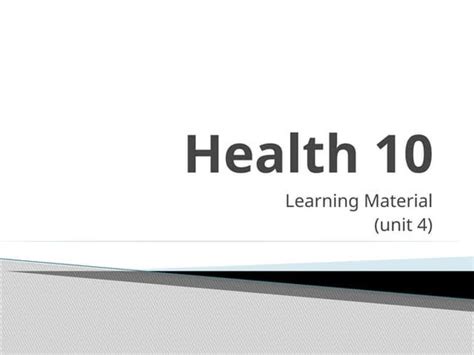 grade 10 health 4th quarter|health career grade 10 fourth quarter powerpoint .